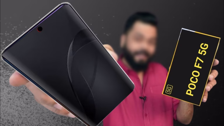 POCO F7 smartphone with Snapdragon 8s Gen 3 and 7550mAh battery